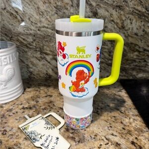 Stanley 40oz Tumbler Custom Care Bears and matching boot